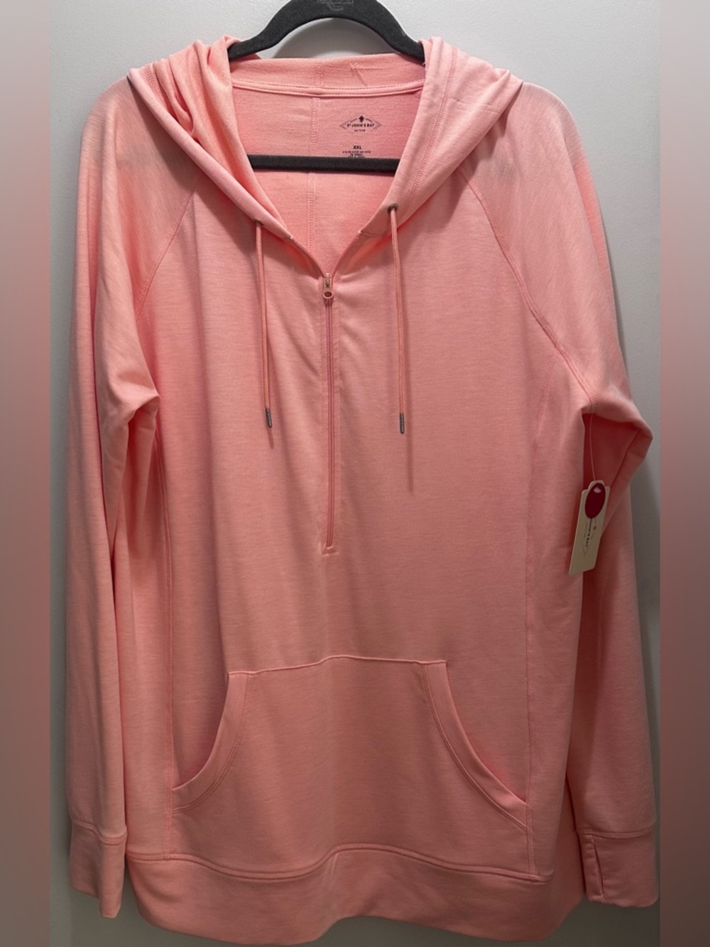 New Women’s SJB Active Half-Zip Hoodie Tunic XXL
